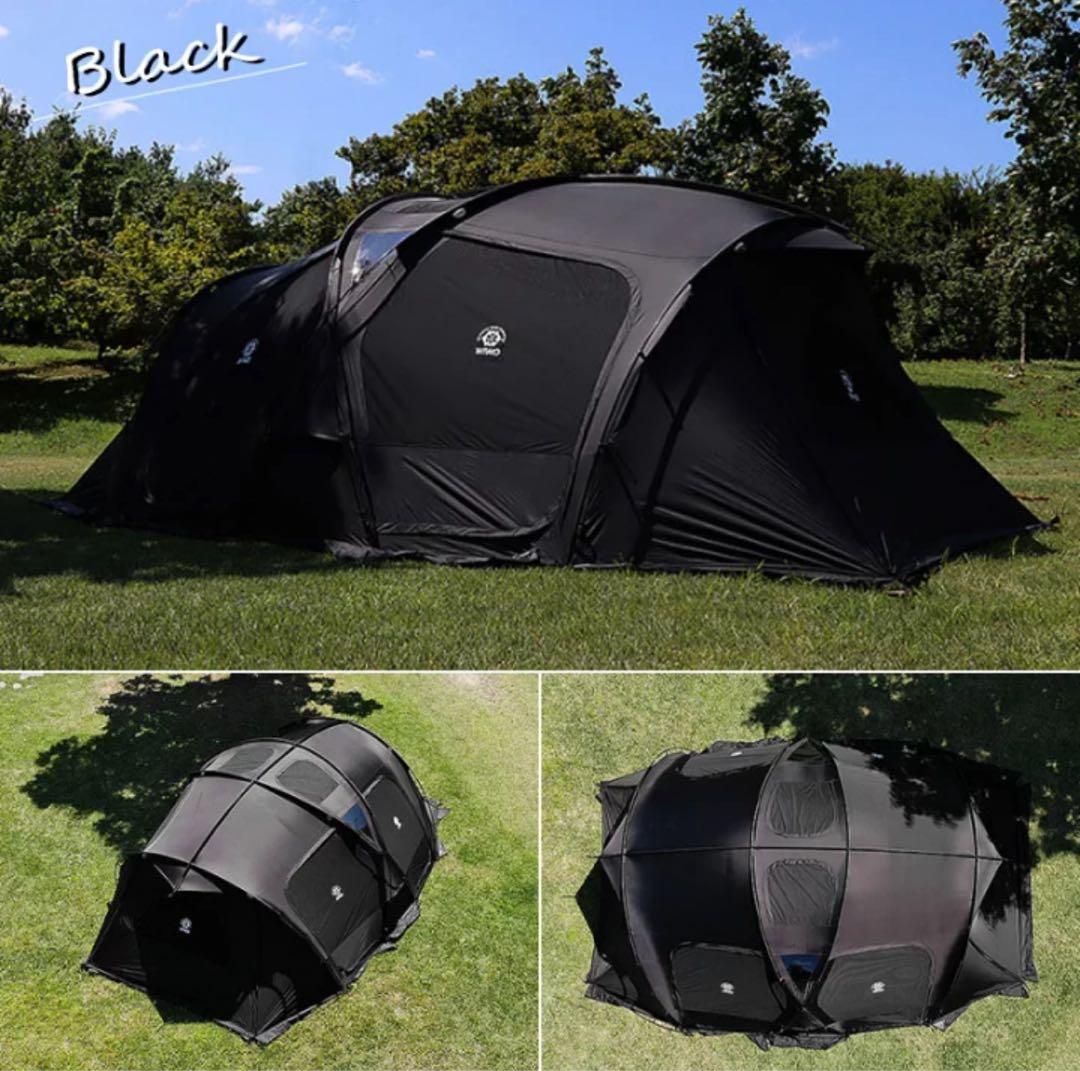WIWO ウィーオ ジュネスラバーハウス ツールームテント(ブラック)