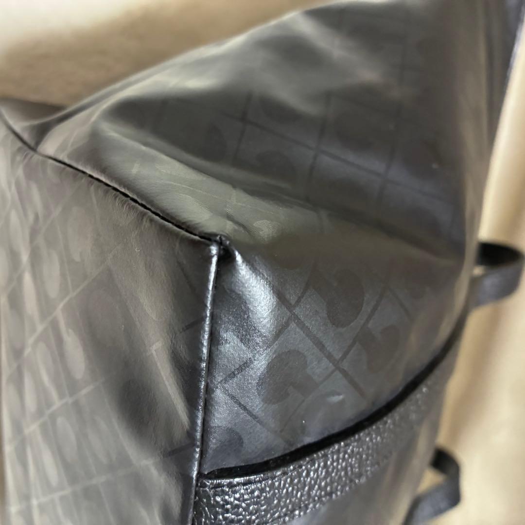 美品✨ゲラルディーニ トートバッグ ソフティ ブラック イタリア製