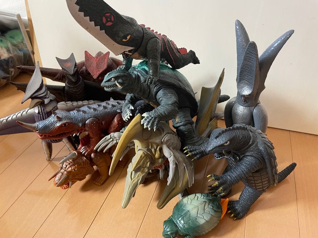 ガメラソフビ11体セット　昭和平成当時物　ギャオスバイラスバルゴンジグラジャイガ