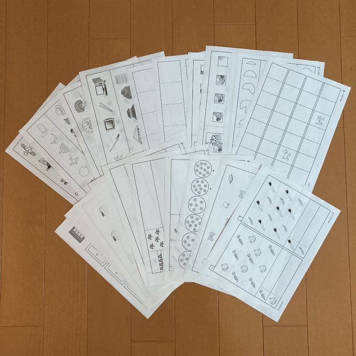 理英会 お受験 年長 正会員用 プリント ペーパー 1年分 約1500枚