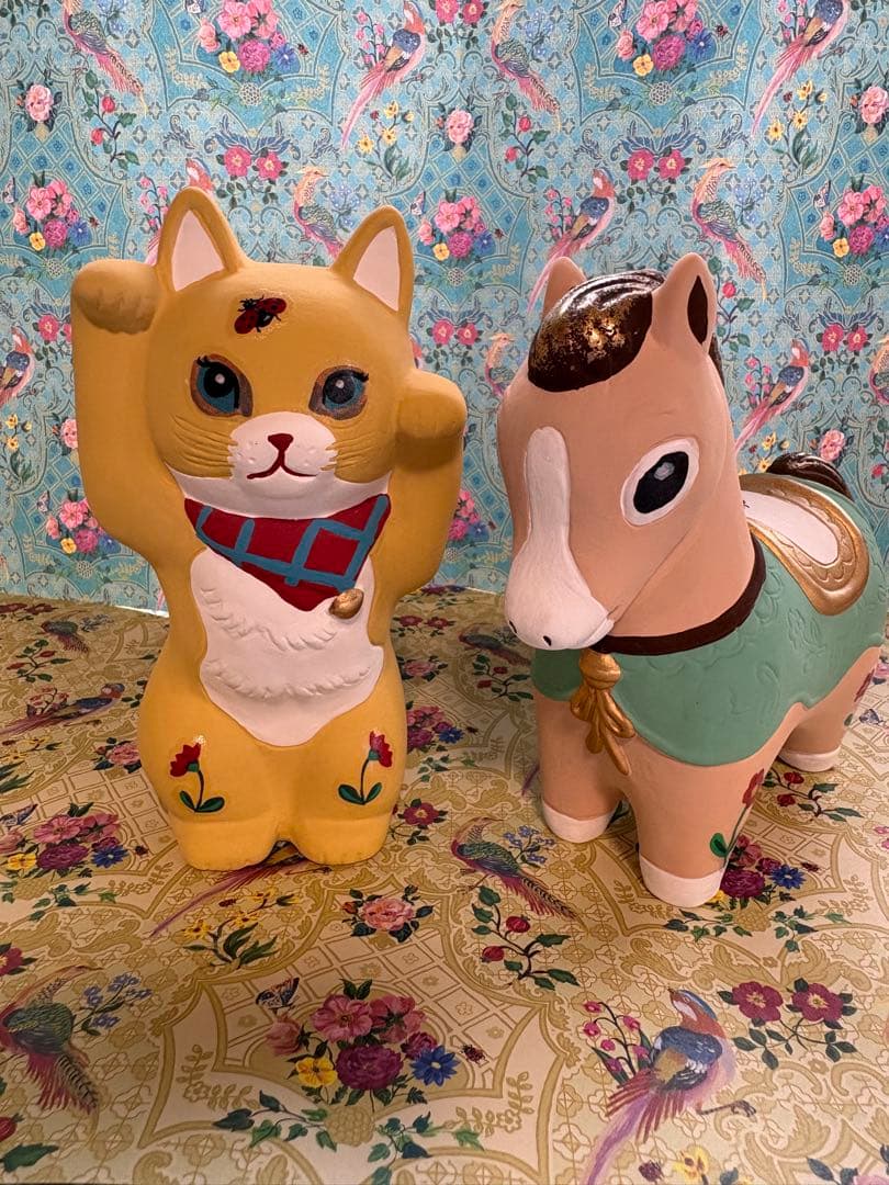 ナタリーレテ　2026年干支置物　午　招き猫　アフタヌーンティーオンライン限定品