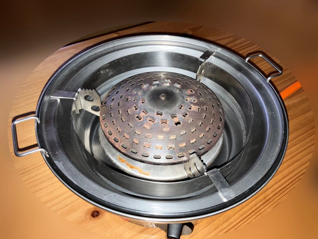 網20枚付き 美味しい焼肉台 しちりんガスロースター サンタNK-7ジャンク扱い