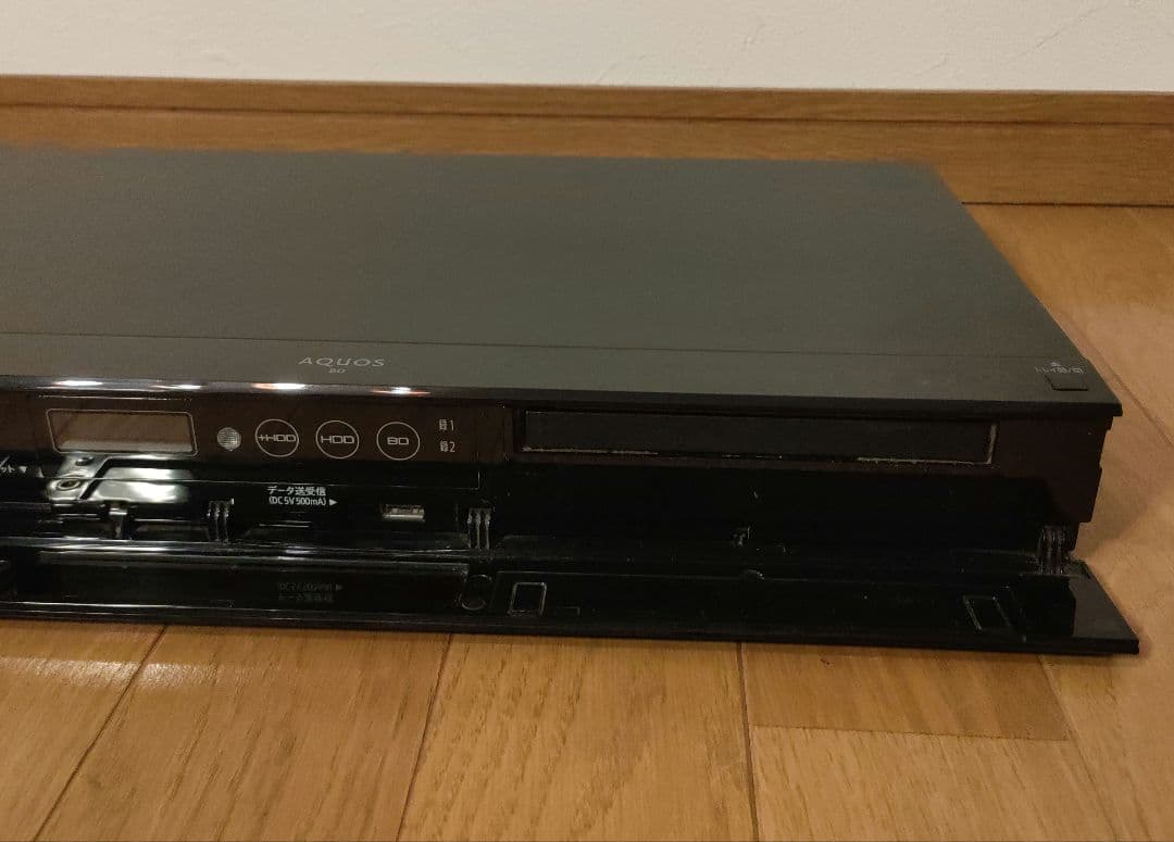 SHARP ブルーレイレコーダー BD-W580 2015年製 互換リモコン付①