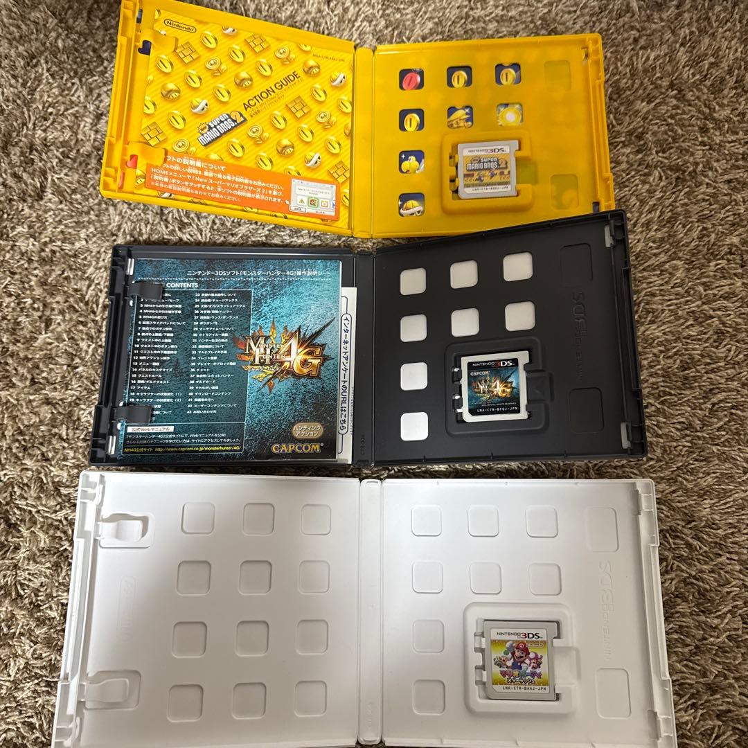 ゆ*ん様 Nintendo 3DS レッド カセット付き まとめ売り