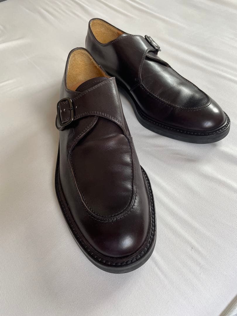 【新品】１５万 試着のみTod’s トッズ　モンクストラップ　ダークブラウン　８