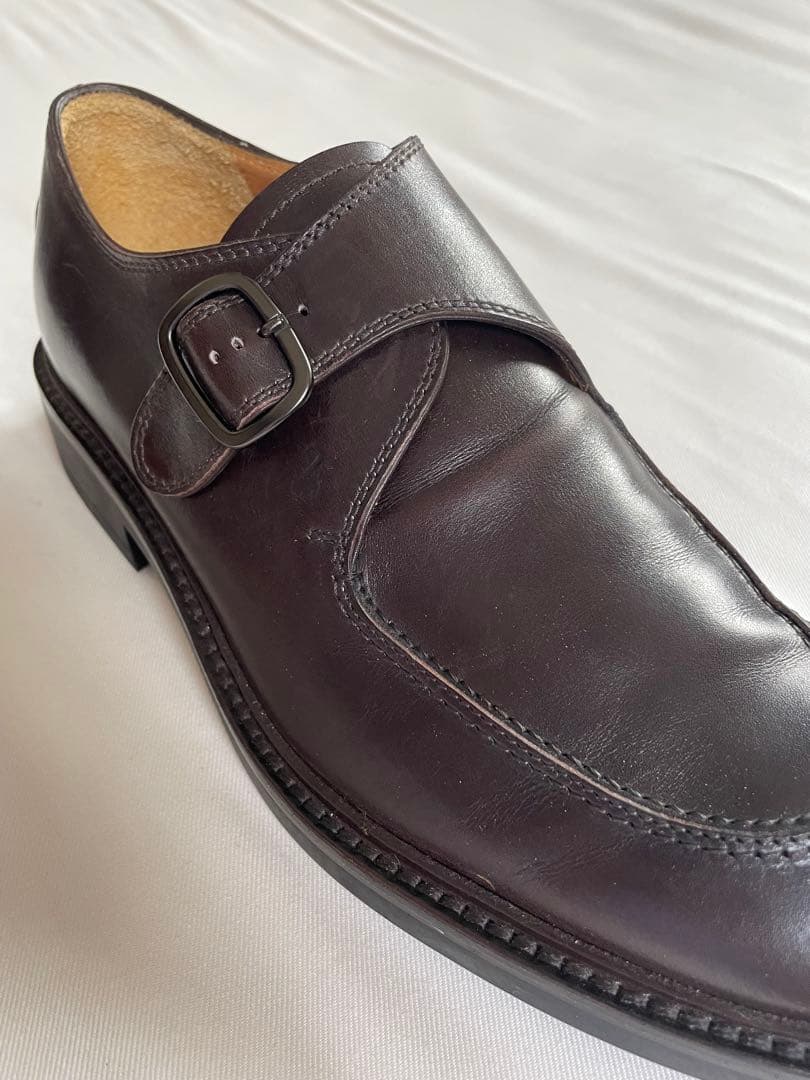 【新品】１５万 試着のみTod’s トッズ　モンクストラップ　ダークブラウン　８