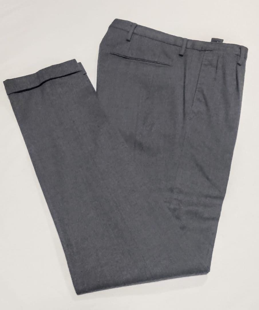 「美品」 PT01 PT TORINO グレー ウール スラックス 42 S