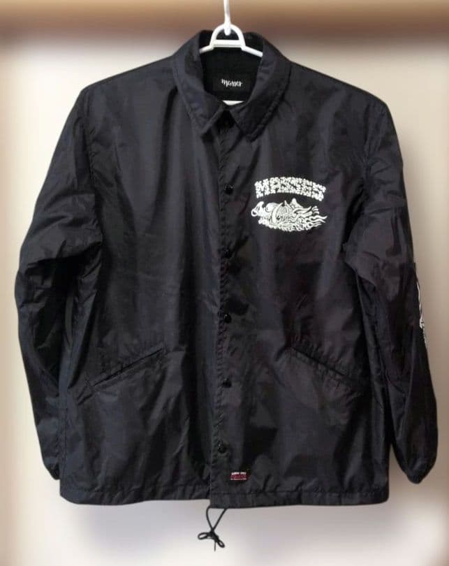 PORKCHOP x MASSES ナイロンジャケット コーチジャケット L 黒
