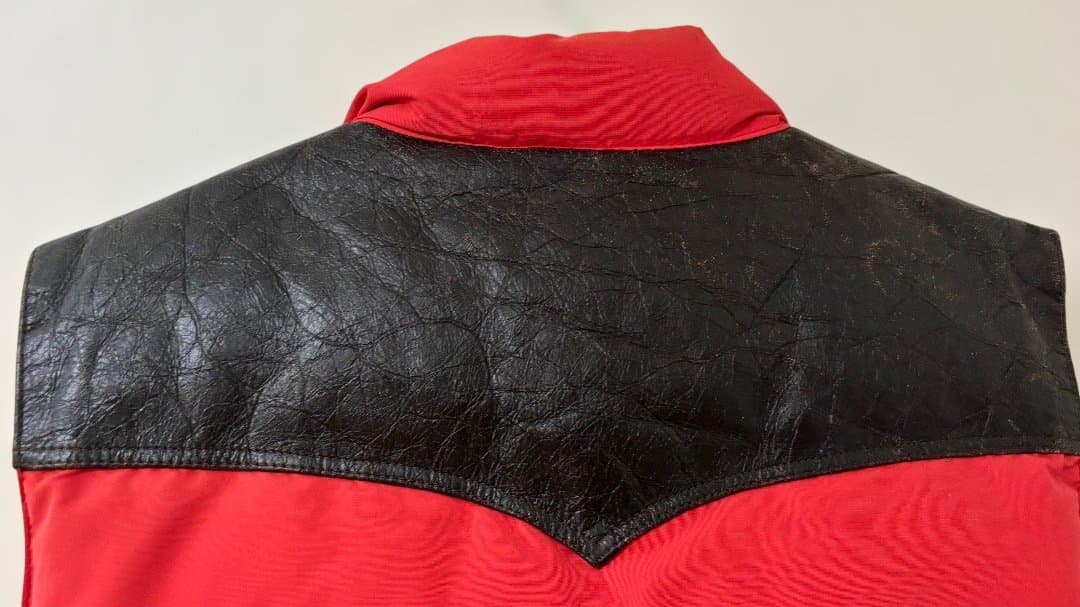 McCoy's ザリアルマッコイズ ヨークレザーベスト　サイズ40