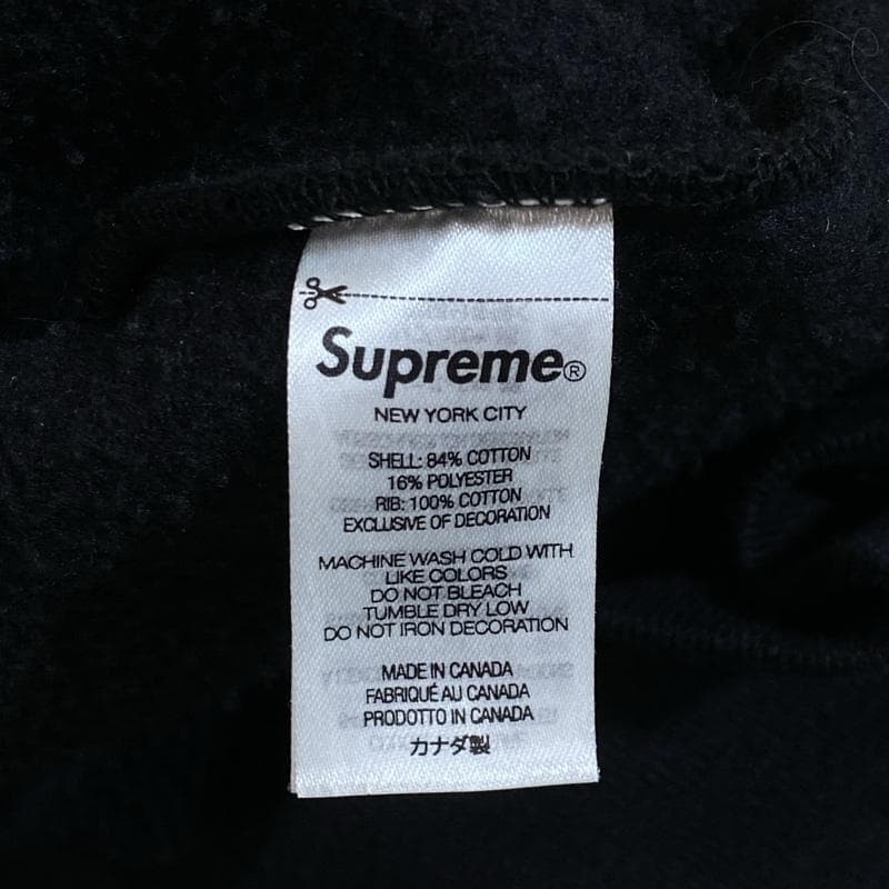 シュプリーム/22FW/ボックスロゴ クルーネックスウェットシャツ/ブラック