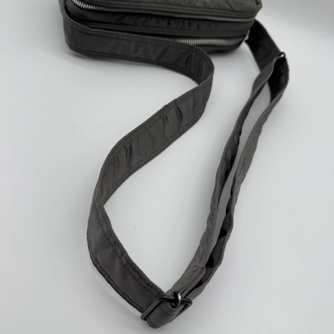 PORTER ショルダーバッグ TANKER タンカー シルバーグレー ナイロン