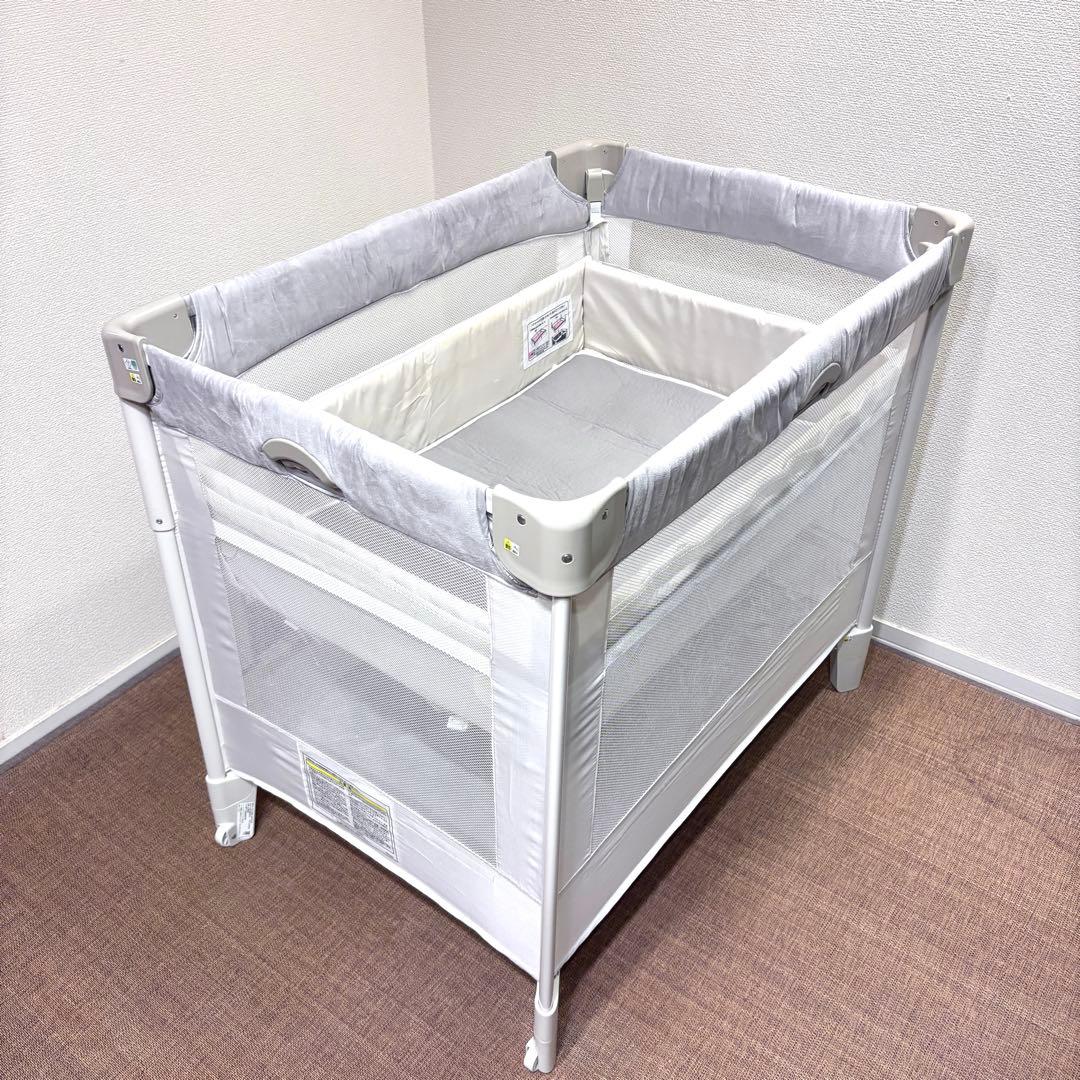 美品⭐️Aprica アップリカ ココネルエアープラス AB ホワイト ベージュ