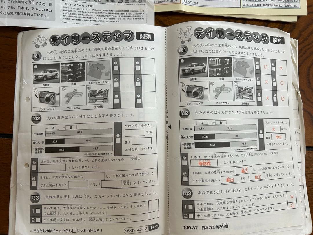 SAPIX 4年 社会　デイリー&春期＆夏期＆冬期フルセット 1年分2015年