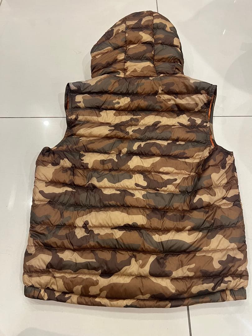 MONCLERダウンべスト 茶系サイズ2 （men's M ）