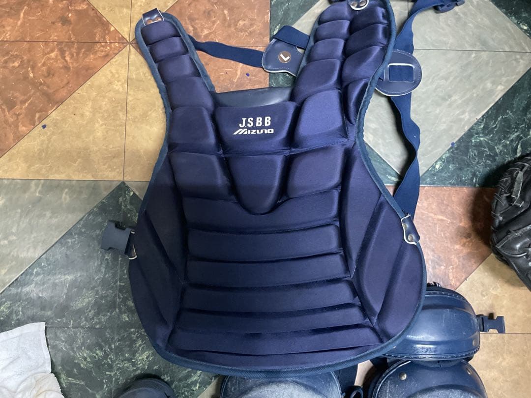 軟式キャッチー防具一式+ミット＋バッグ ZETT JSBB Mサイズ