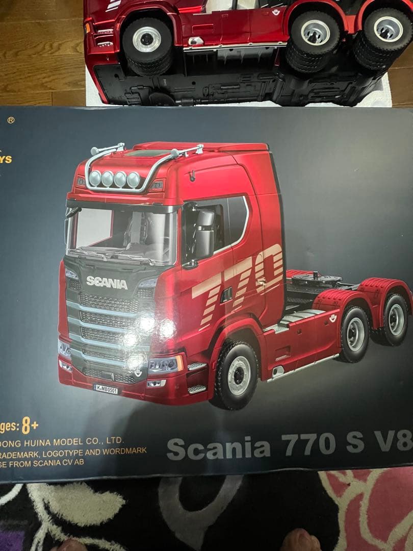 小*狗様 1/18 HUINA SCANIA 770S RC 赤