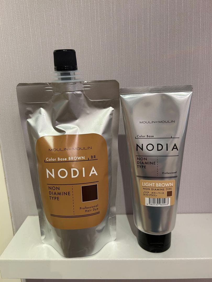 ノジア ノンジアミン ブラウン＆ライトブラウン