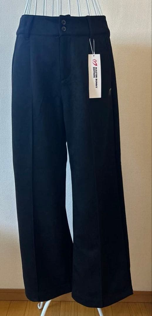 ★新品タグ付き★スウェードタッチスムースワイドパンツ サイズ 1 ★