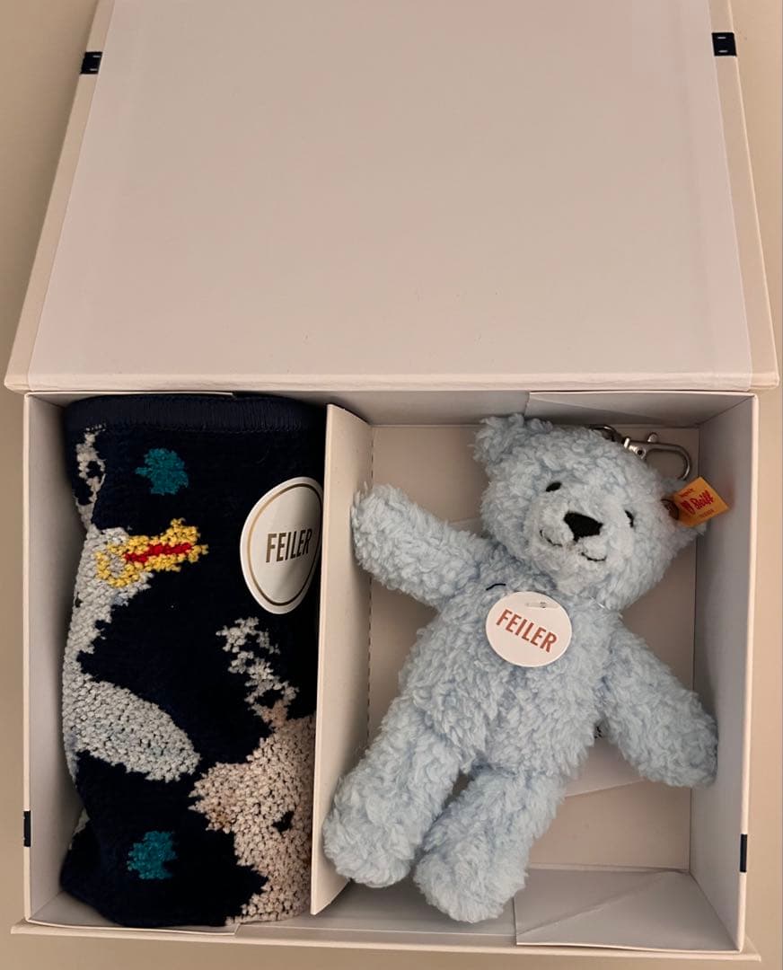 【新品】Steiff x FEILER タオル・テディベアセット