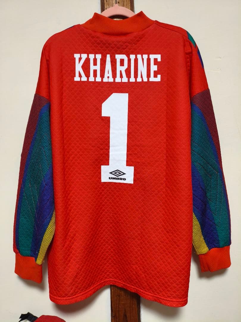 アンブロ 1993-1994 ゴールキーパーシャツ Kharine #1