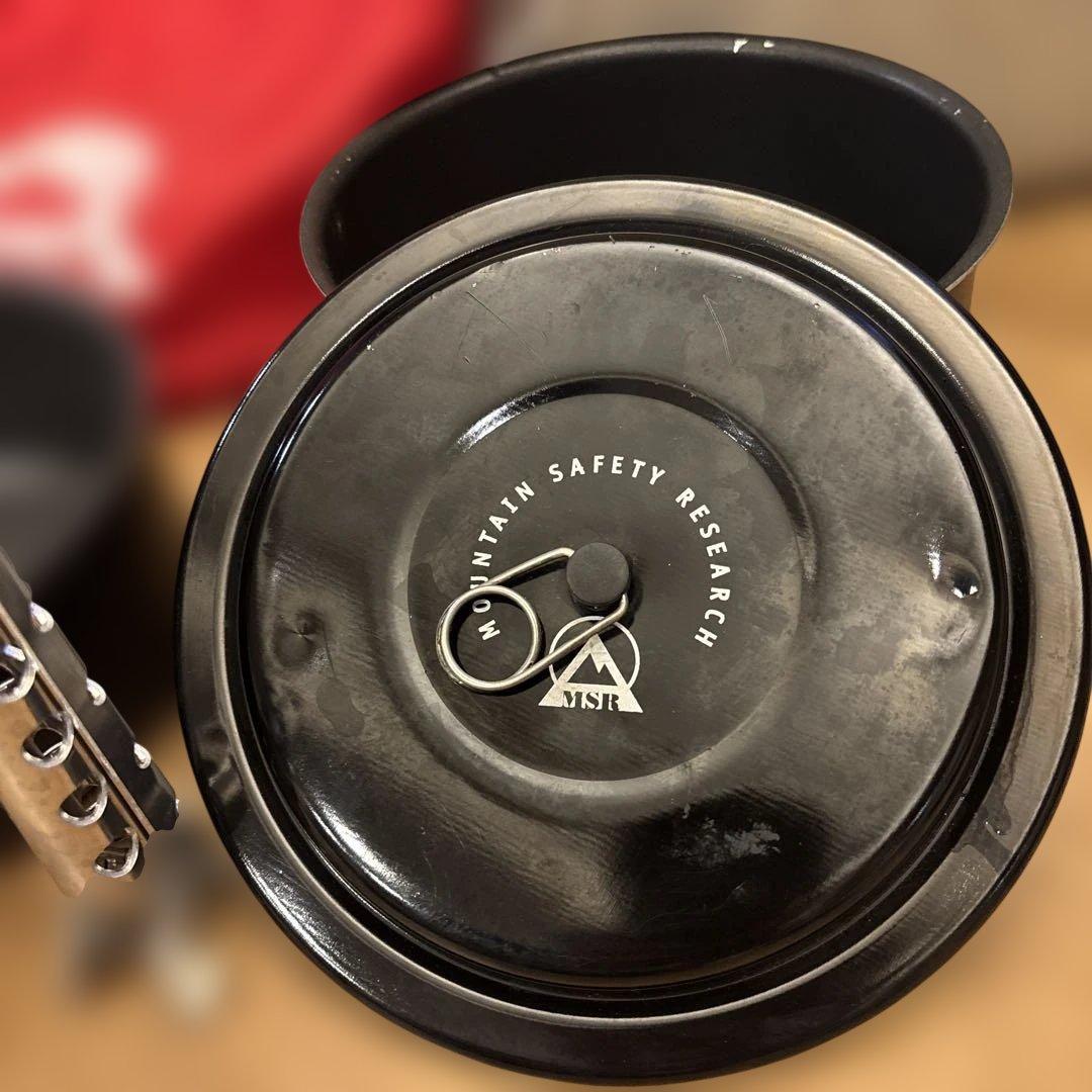 MSR 旧ロゴ 黒アルマイト クックセット 90年代製