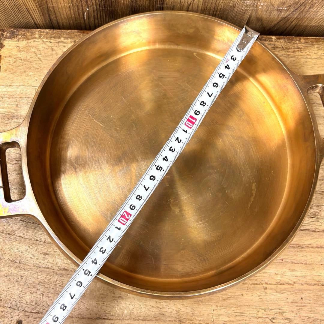 未使用品 在銘 砲金鍋 すき焼き鍋 天ぷら鍋