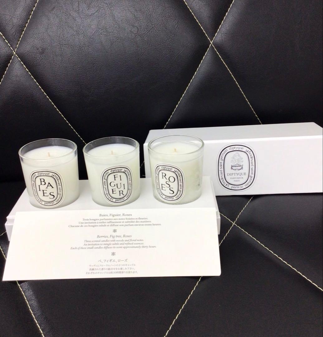 DIPTYQUE キャンドル3個セット