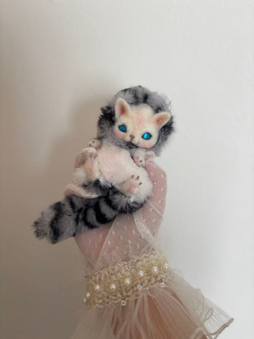 アートドール　アメショ幻獣No.059 羊毛フェルト