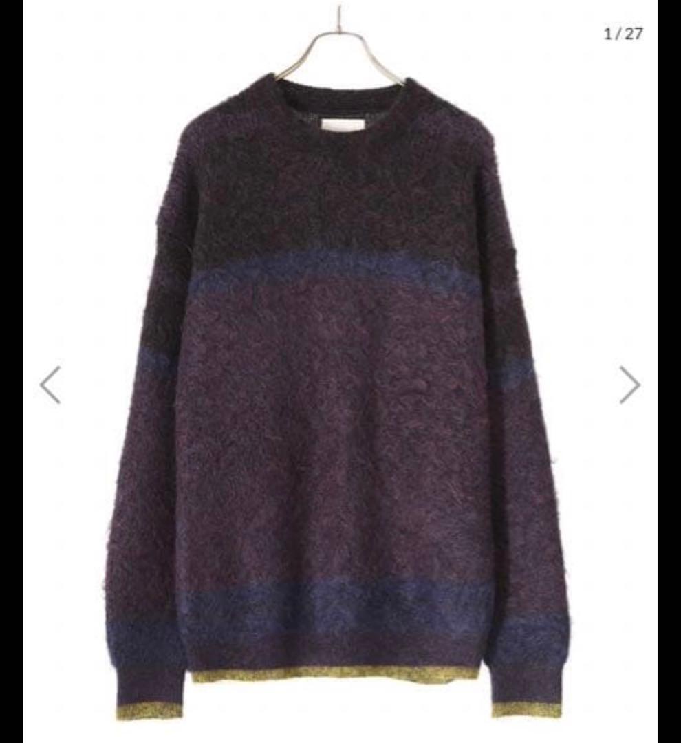 YOKEモヘアクルーネックセーター(ニット)