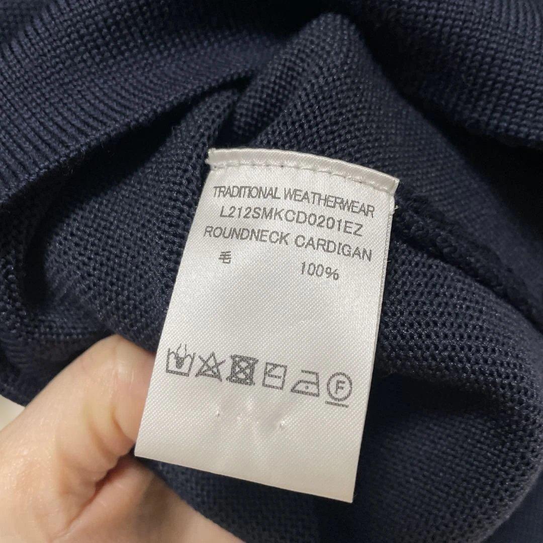 〈美品〉トラディショナルウェザーウェア　アークリーニット　ネイビー　XS