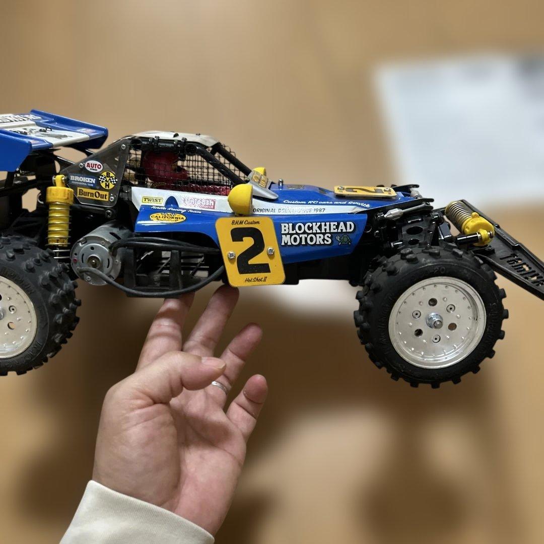 ホビーラジコン TAMIYA HOTSHOT II BLOCKHEAD MOTORS