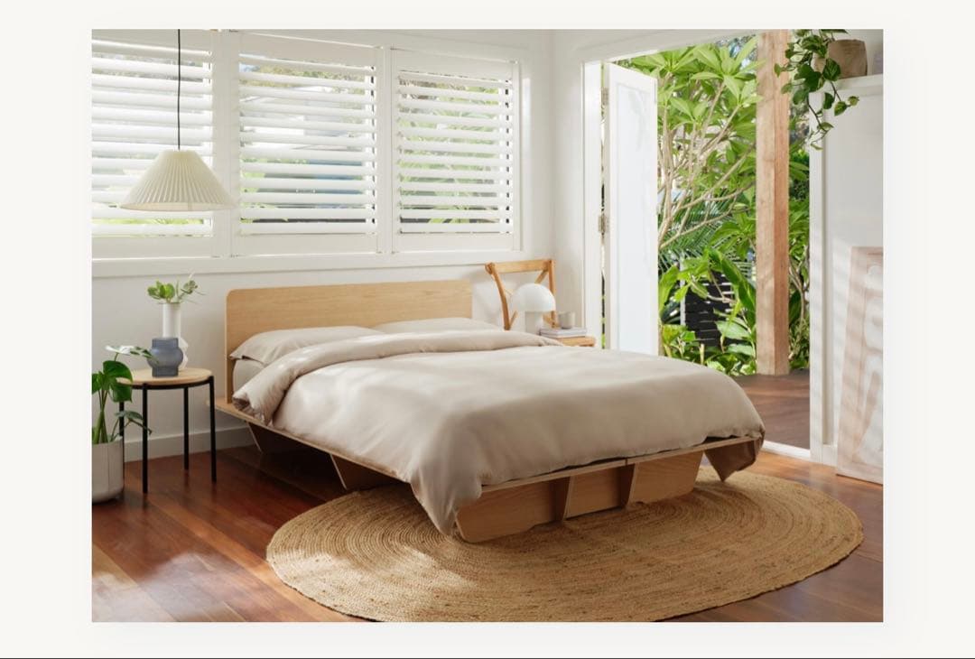 ※ Baby boy's mom※【美品】koalaベッドフレーム ダブル