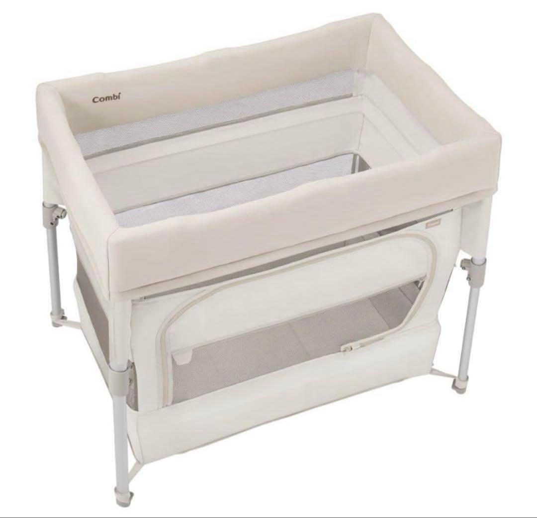 コンビ　Combi ベビー　ベッド　すくすや　トモネル　折りたたみ　高さ2段階