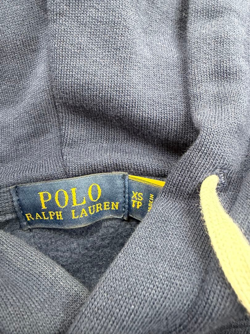 ポロベアプリント ネイビー パーカー