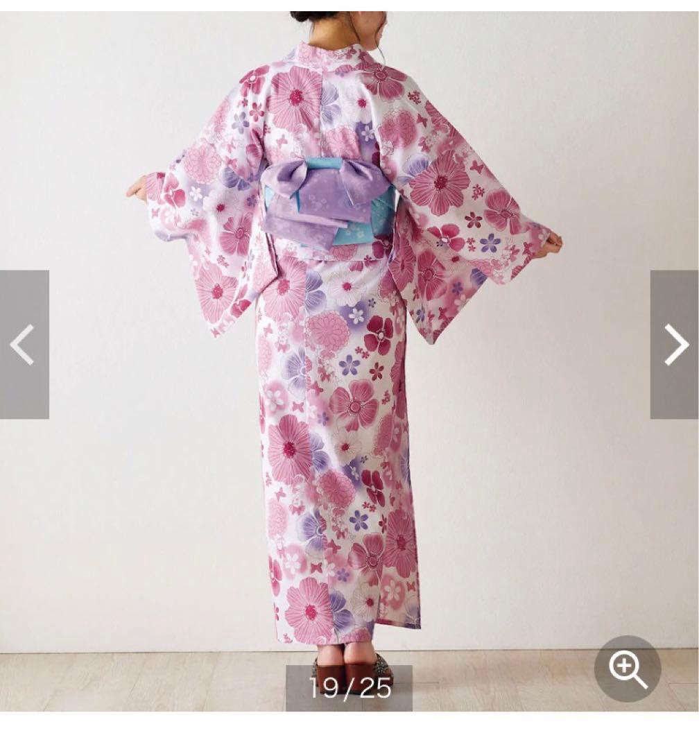 ベルメゾン ディズニー 浴衣&帯のセット 花火 お祭り