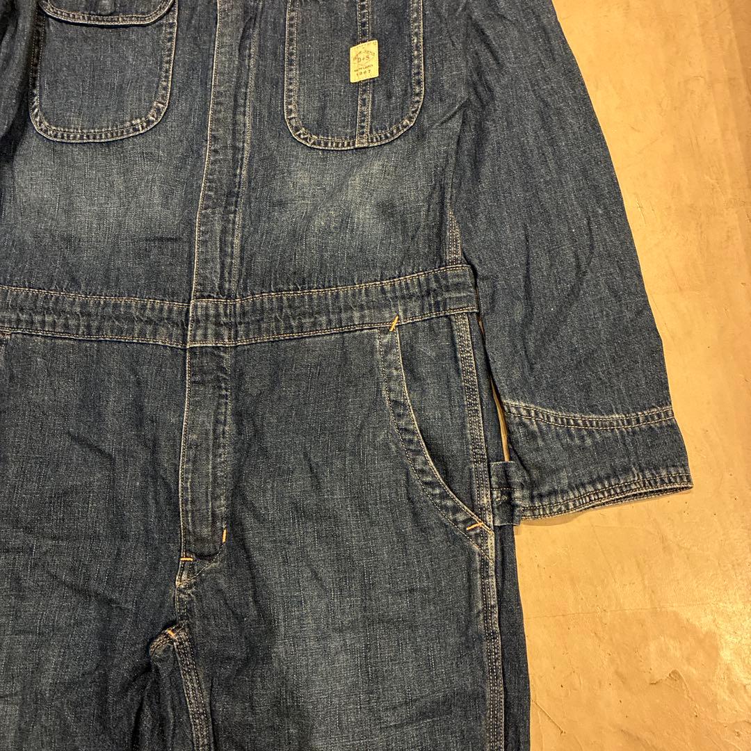 【希少】POLO RALPH LAUREN デニムつなぎ オールインワン 古着