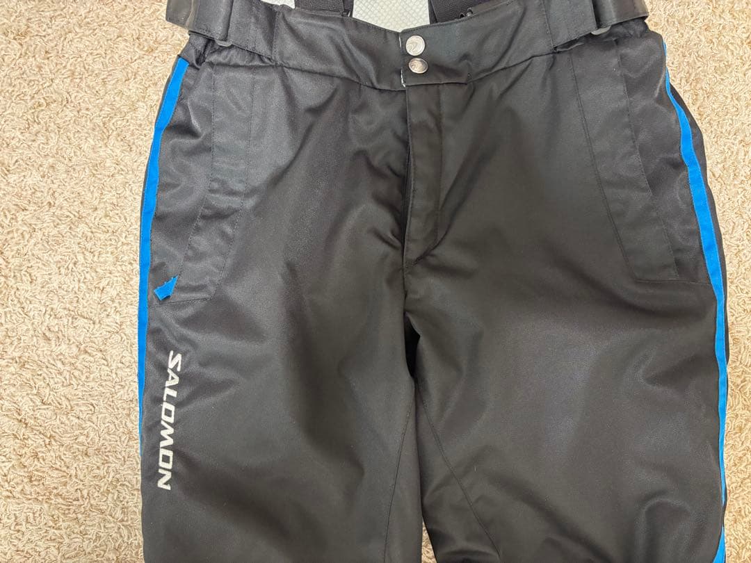 SALOMON フード付きスキーウェア 上下セット　上下Lサイズ