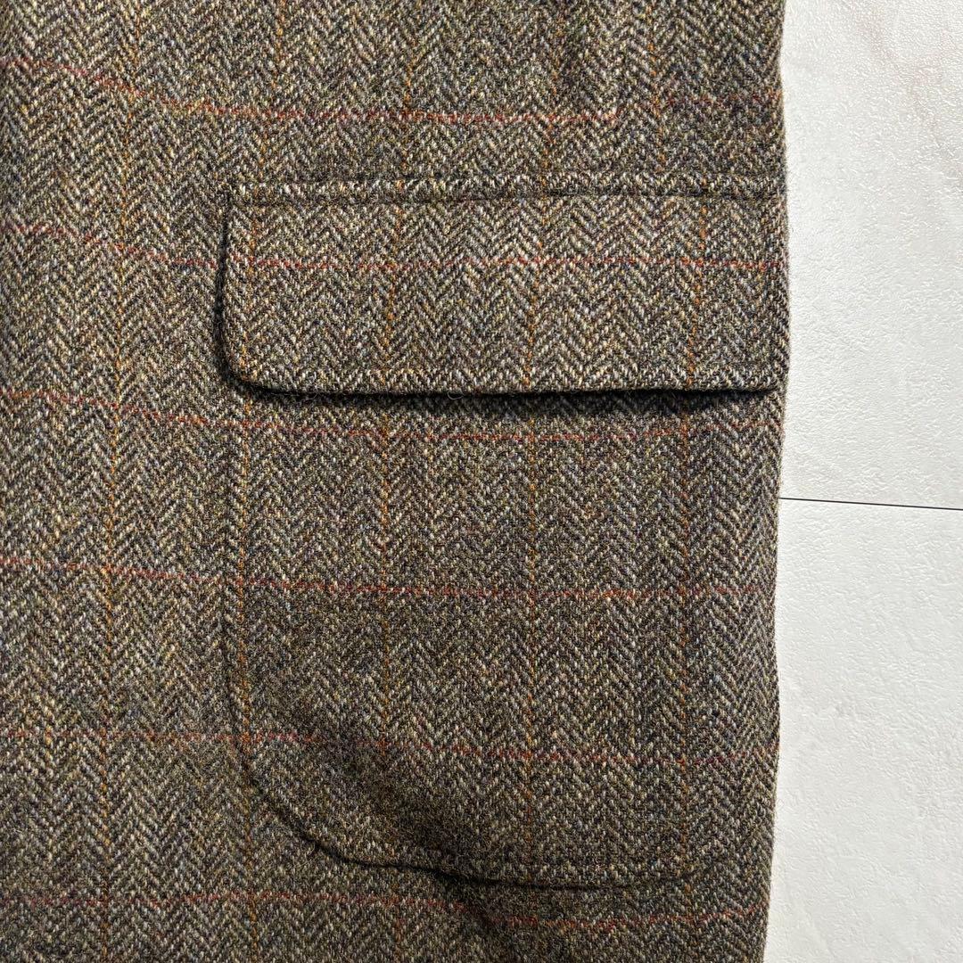BrooksBrothers ハリスツイード 段返り3つ釦サックジャケット 44