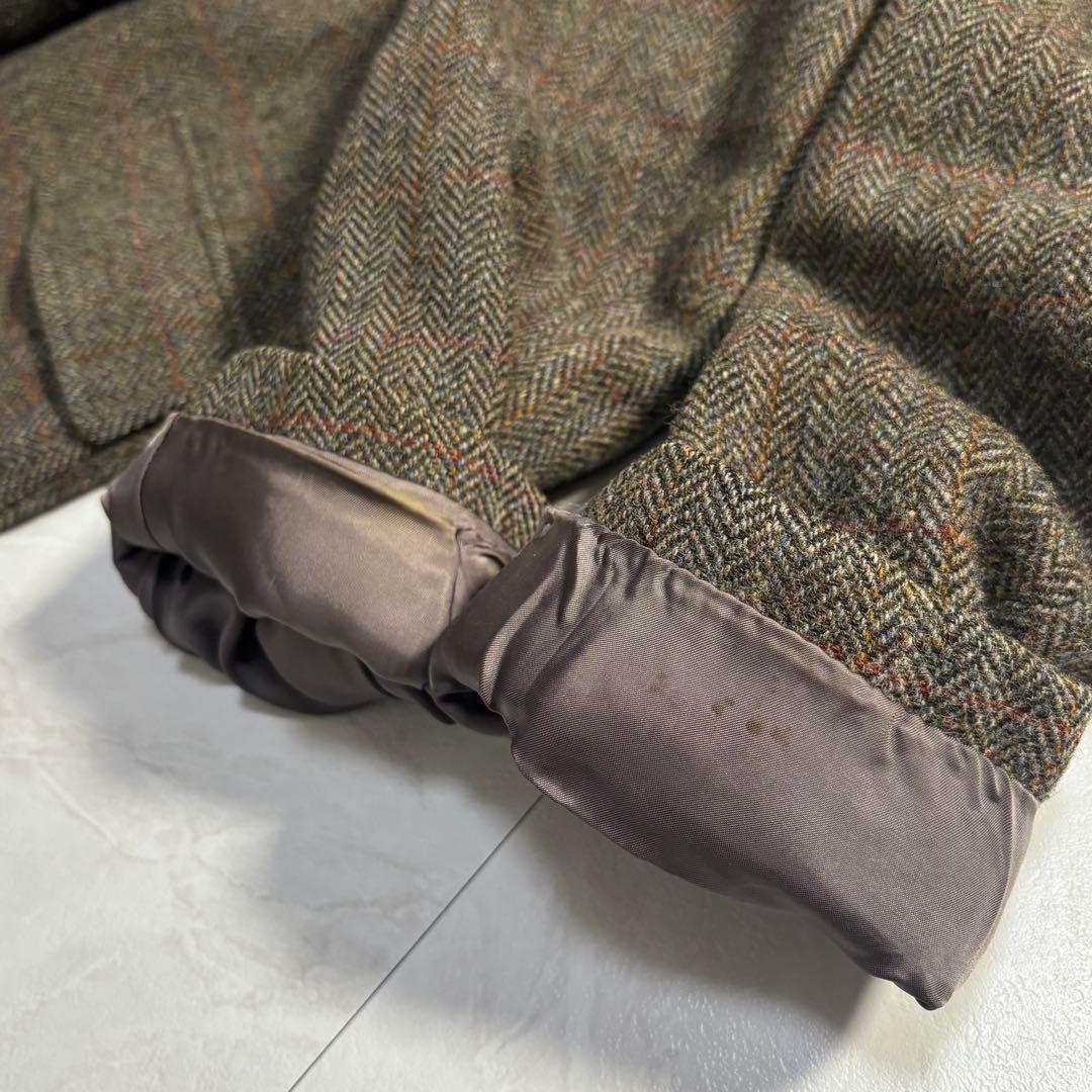 BrooksBrothers ハリスツイード 段返り3つ釦サックジャケット 44