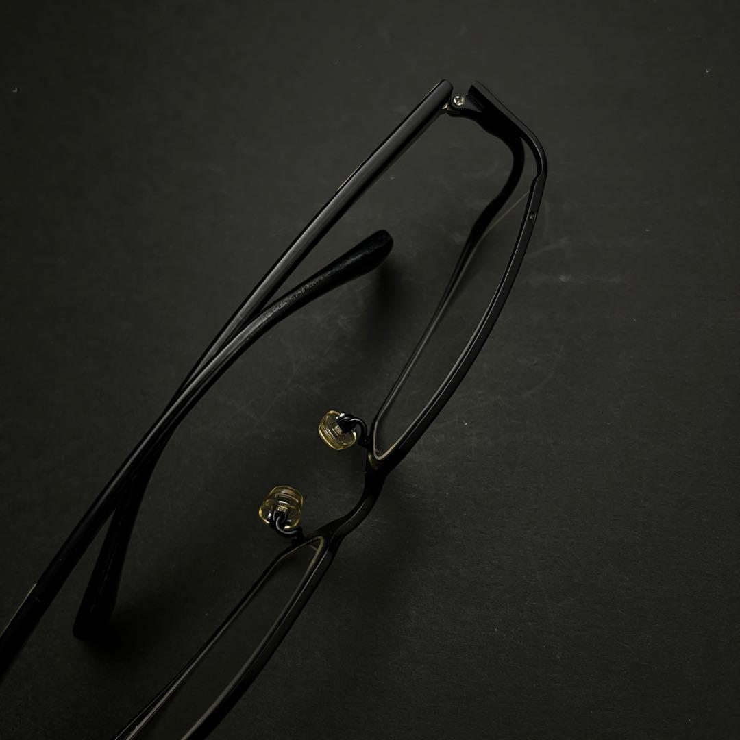 哀川翔メガネ翔スクエアブラックやや使用感度入りレンズ初期型