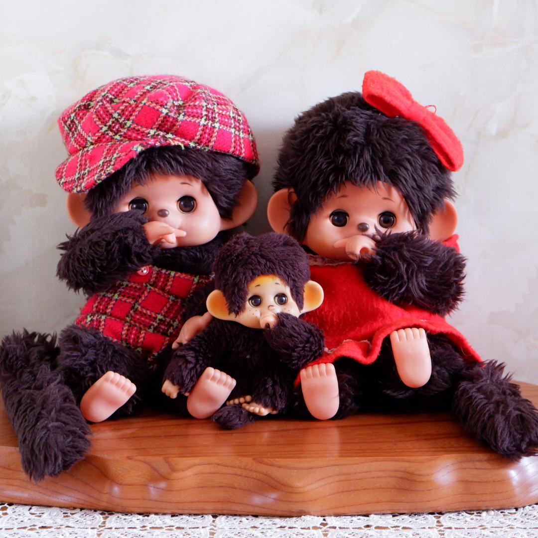 モンチッチ ダイスケちゃん 大型 スリープアイ 希少男女ペア＋まごころモンチッチ