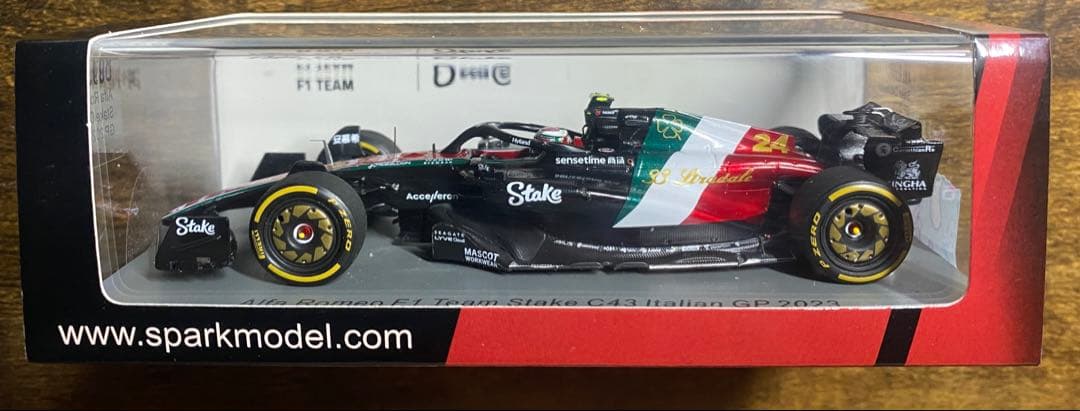 最終値下げ spark 1/43 zhouguanyu 周冠宇C43