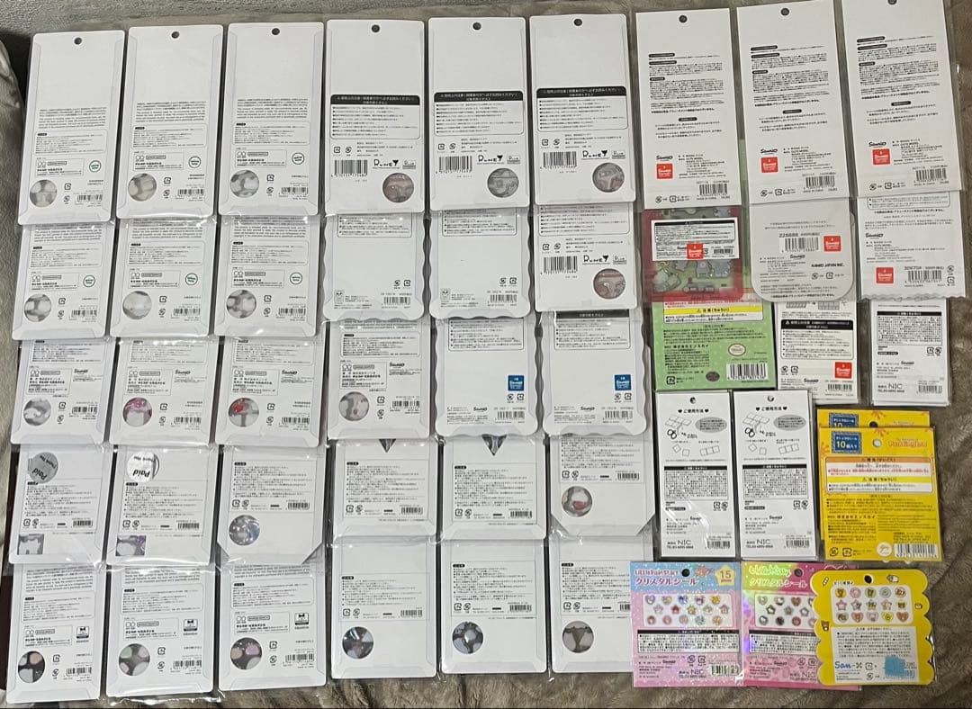 ボンボンドロップ コットンパフィ タイルシール おはじきシール まとめ売り 正規