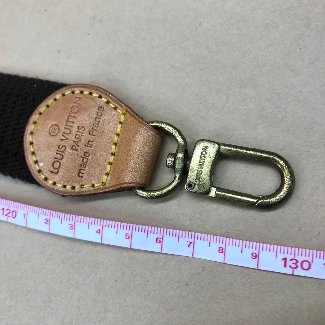 ルイヴィトン ショルダーストラップ ヌメ革×キャンバス LOUISVUITTON