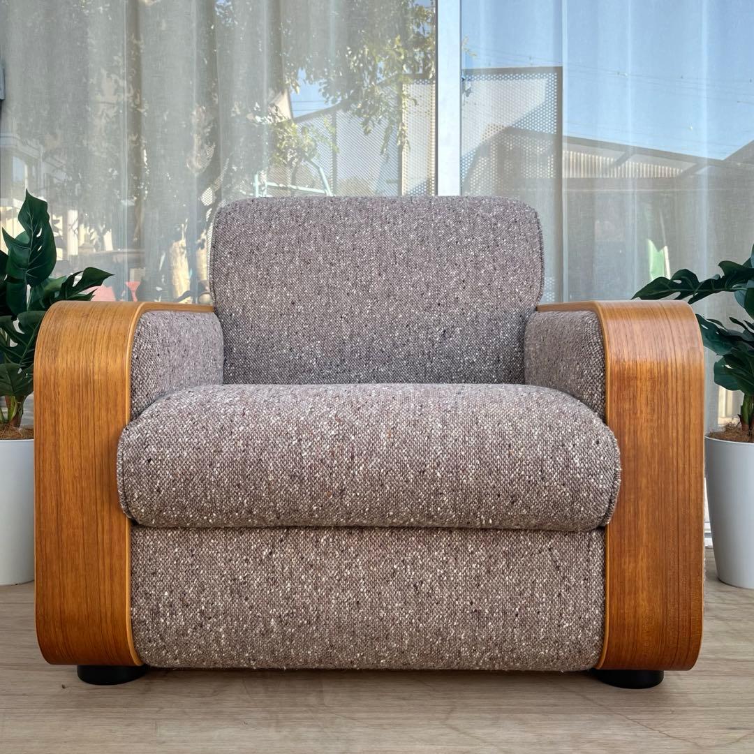 TENDO 天童木工　イージーチェア　② 1S アームチェア　シングルソファ