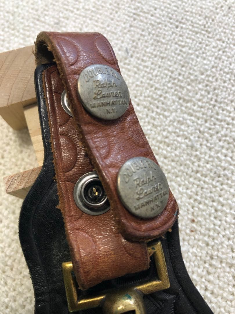 DOUBLERL RRL レザーウォレットチェーン　キーホルダー　ジョニーデップ