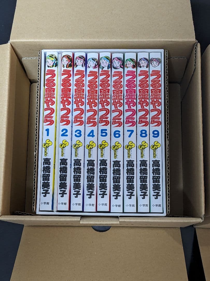 【状態良し】うる星やつら 復刻BOX Vol.1～4 全34巻原画集高橋留美子