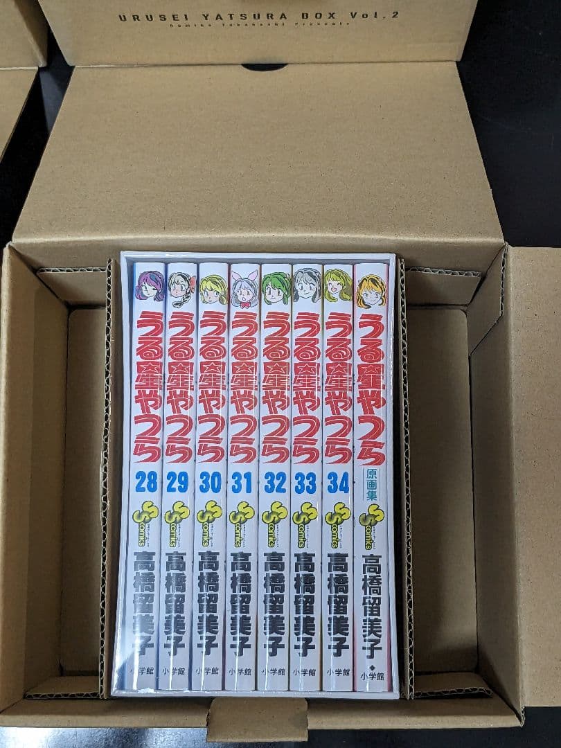 【状態良し】うる星やつら 復刻BOX Vol.1～4 全34巻原画集高橋留美子