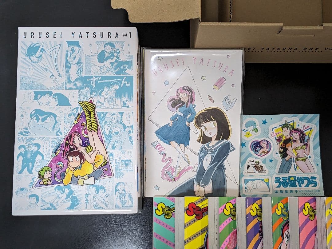 【状態良し】うる星やつら 復刻BOX Vol.1～4 全34巻原画集高橋留美子