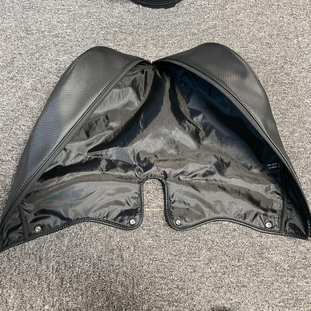 XXIO ゼクシオ キャディバッグ 5分割 カーボン調 ブラック 黒